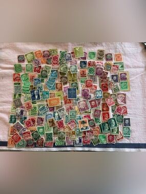 Lot #23 Germany Stamp Collection 190 Pcs Reich Berlin Inflation WWII Era